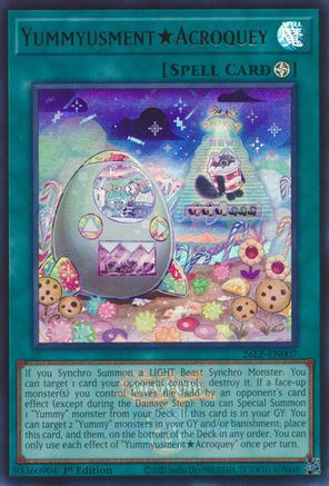YummyusmentAcroquey (Emblazoned) (26LP-EN007) - Limited Pack World Championship 2026 1st Edition - Card Brawlers