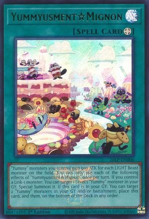 YummyusmentMignon (Emblazoned) (26LP-EN006) - Limited Pack World Championship 2026 1st Edition - Card Brawlers
