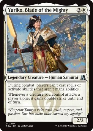 Yuriko, Blade of the Mighty (FRA-210) - Reality Fracture - Card Brawlers