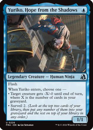 Yuriko, Hope from the Shadows (FRA-226) - Reality Fracture Foil - Card Brawlers