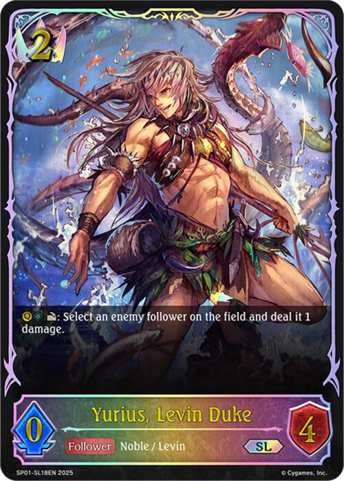 Yurius, Levin Duke (SL) (SP01 - SL18EN) [Seaside Memories] - Card Brawlers