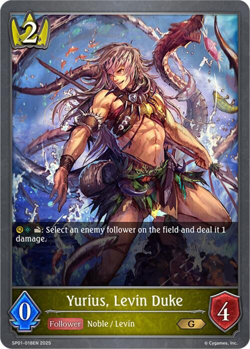 Yurius, Levin Duke (SP01 - 018EN) [Seaside Memories] - Card Brawlers