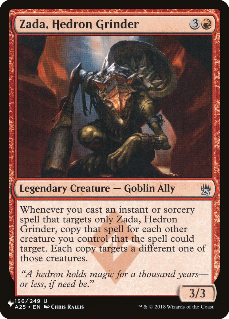 Zada, Hedron Grinder [The List] - Card Brawlers