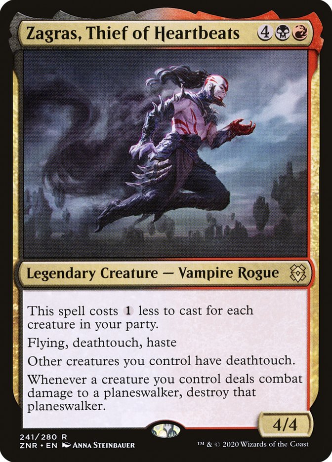 Zagras, Thief of Heartbeats [Zendikar Rising] - Card Brawlers