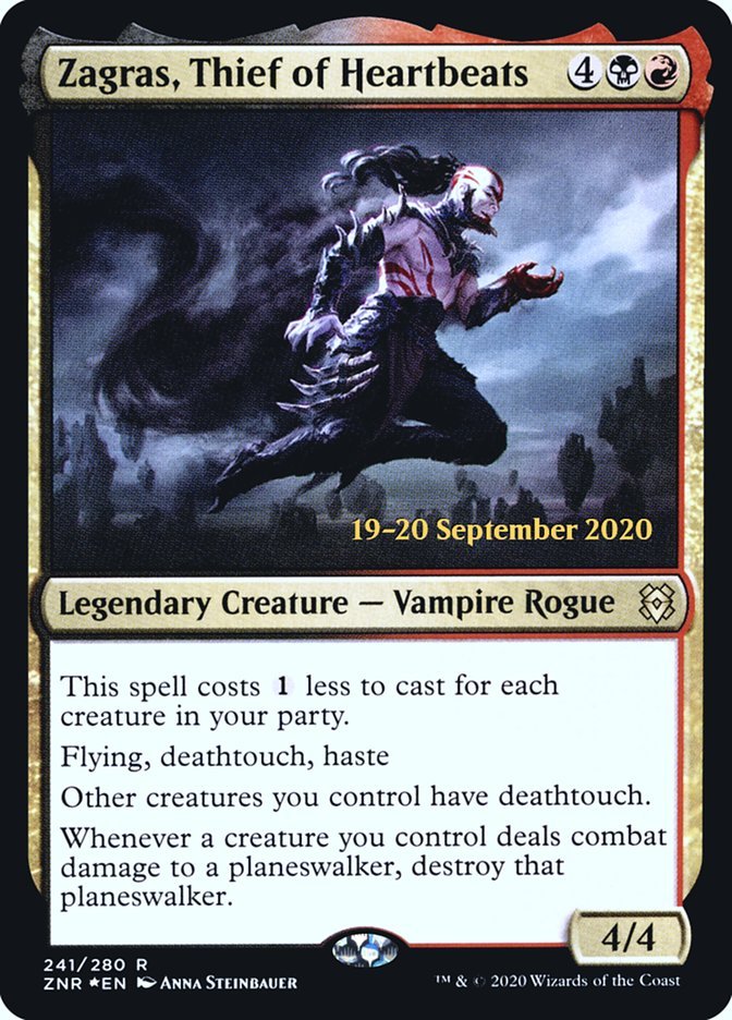 Zagras, Thief of Heartbeats [Zendikar Rising Prerelease Promos] - Card Brawlers