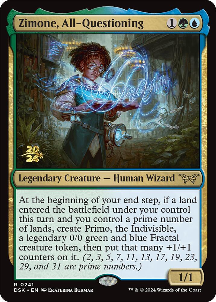 Zimone, All - Questioning [Duskmourn: House of Horror Prerelease Promos] - Card Brawlers
