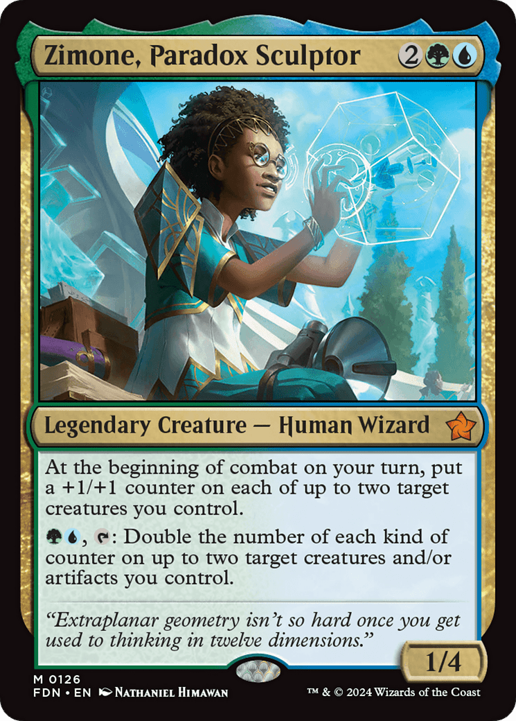 Zimone, Paradox Sculptor [Foundations] - Card Brawlers