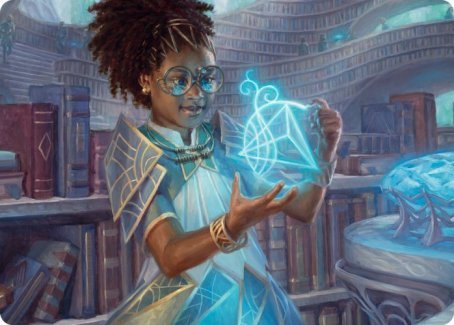 Zimone, Quandrix Prodigy Art Card [Strixhaven: School of Mages Art Series] - Card Brawlers