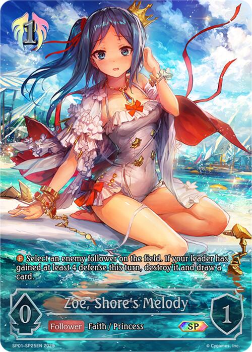 Zoe, Shore's Melody (SP) (SP01 - SP25EN) [Seaside Memories] - Card Brawlers
