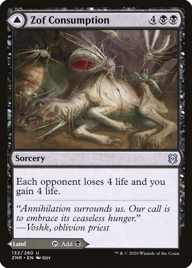 Zof Consumption // Zof Bloodbog [Zendikar Rising] - Card Brawlers