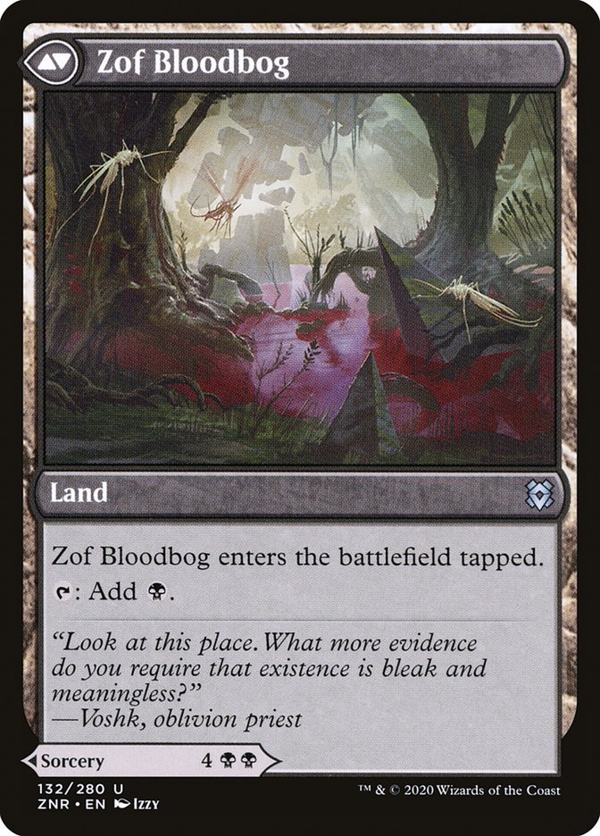Zof Consumption // Zof Bloodbog [Zendikar Rising] - Card Brawlers