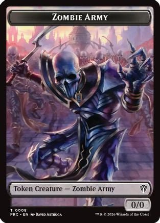 Zombie Army // Goblin Double-Sided Token (FRC-8 // 9) - Commander: Reality Fracture - Card Brawlers