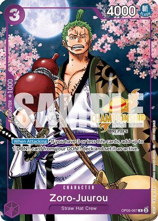 Zoro-Juurou (CS 25-26 Event Pack) (OP05-067) - One Piece Promotion Cards Foil - Card Brawlers