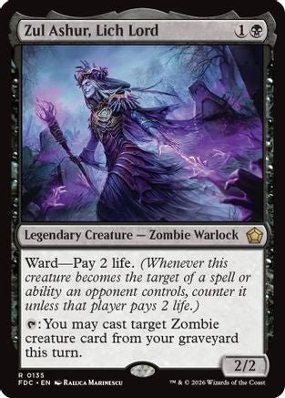 Zul Ashur, Lich Lord (FDC-135) - Commander: Foundations - Card Brawlers