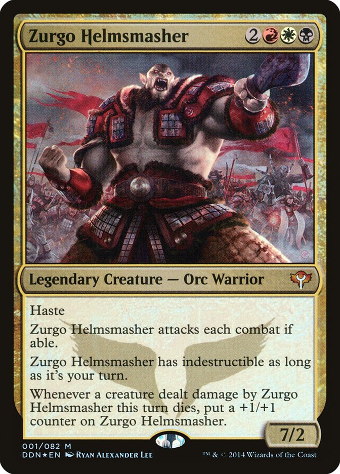 Zurgo Helmsmasher [Duel Decks: Speed vs. Cunning] - Card Brawlers