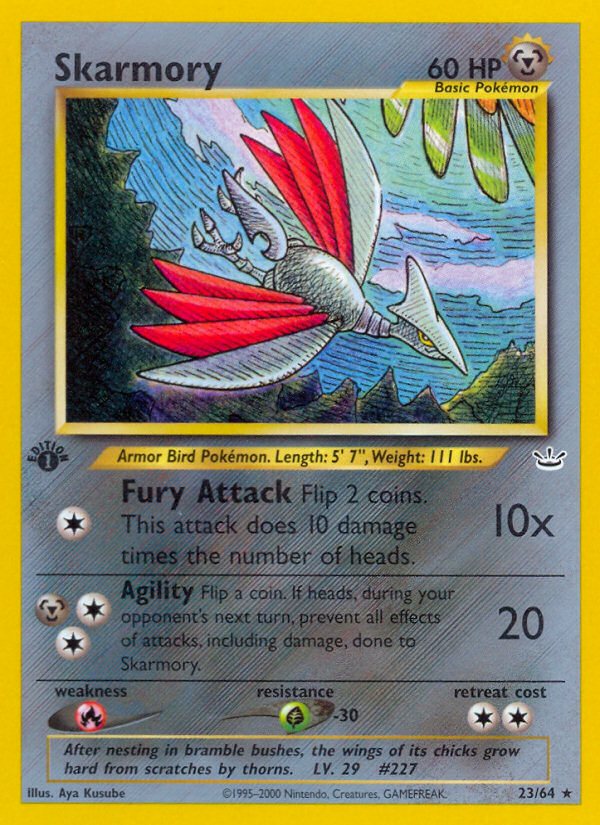 Skarmory (23/64) [Neo Revelation 1st Edition] - Card Brawlers | Quebec | Canada | Yu-Gi-Oh!