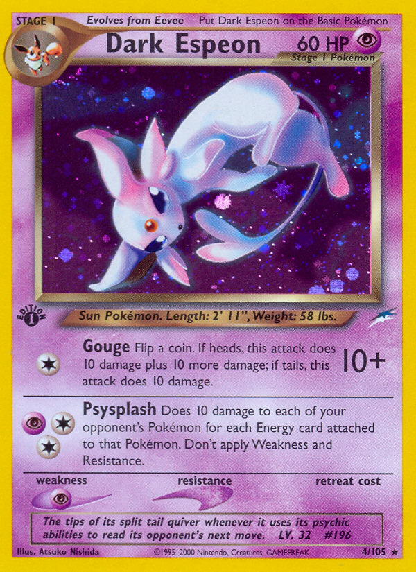Dark Espeon (4/105) [Neo Destiny 1st Edition] - Card Brawlers | Quebec | Canada | Yu-Gi-Oh!