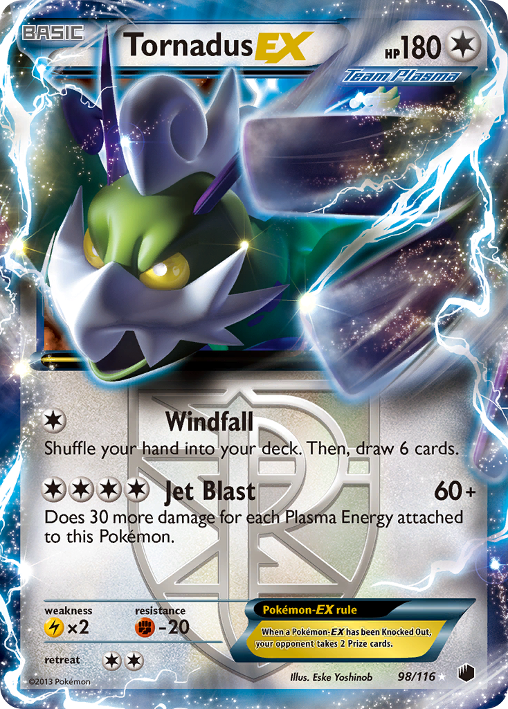 Tornadus EX (98/116) [Black & White: Plasma Freeze] - Card Brawlers | Quebec | Canada | Yu-Gi-Oh!