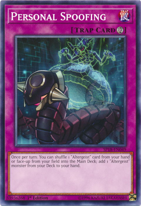 Personal Spoofing [SP18-EN049] Common - Card Brawlers | Quebec | Canada | Yu-Gi-Oh!