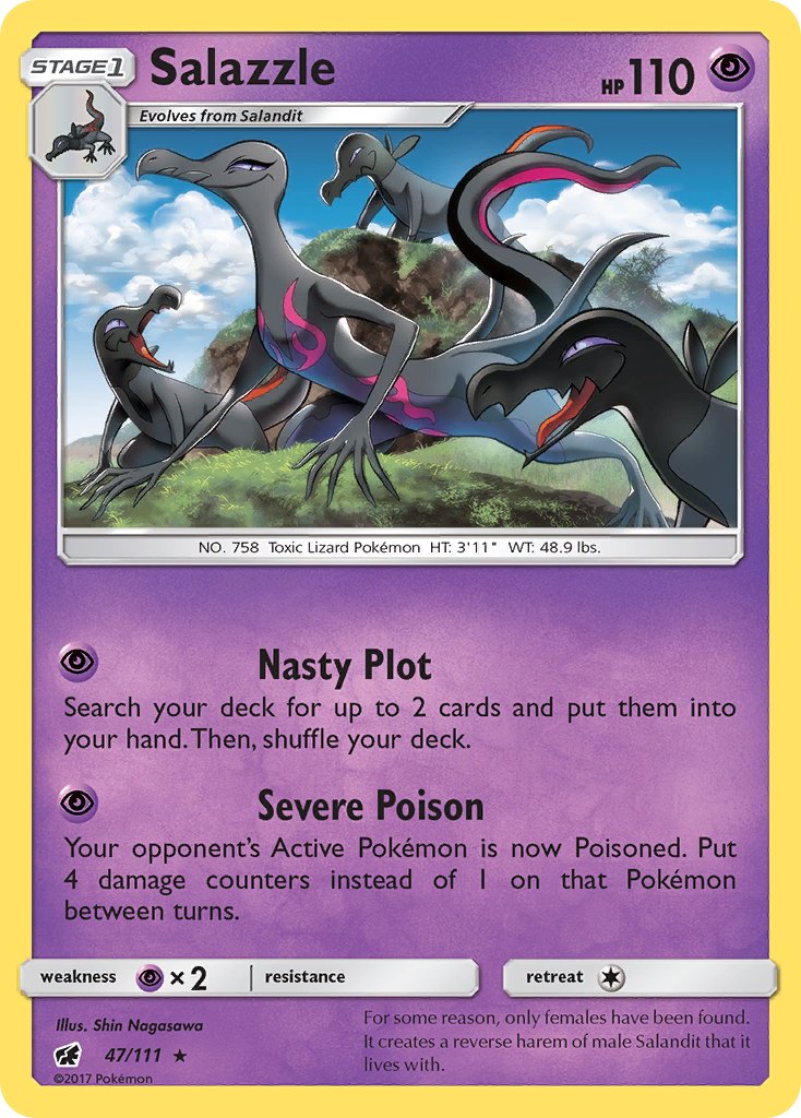 Salazzle (47/111) (Theme Deck Exclusive) [Sun & Moon: Crimson Invasion] - Card Brawlers | Quebec | Canada | Yu-Gi-Oh!