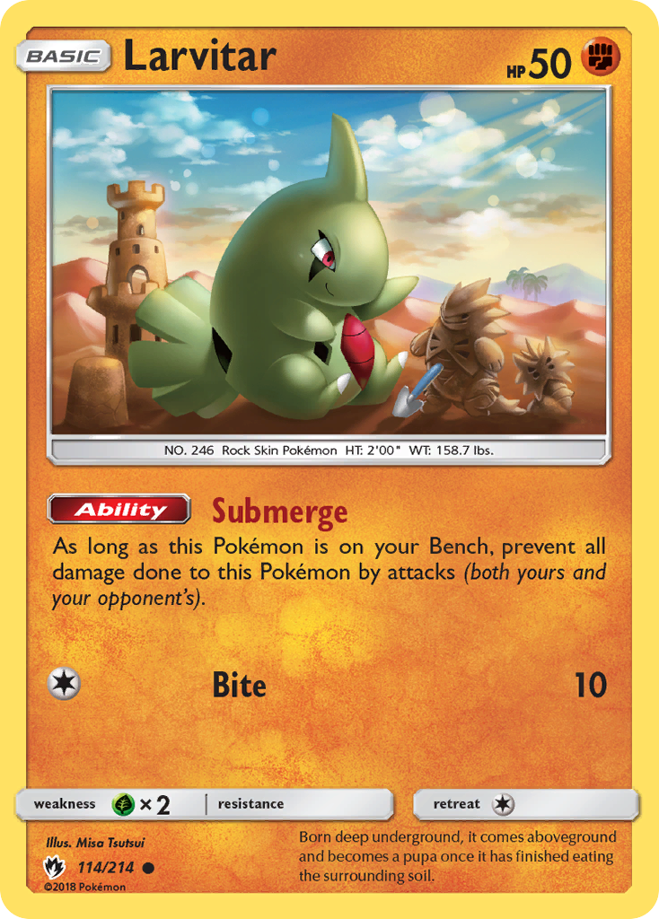 Larvitar (114/214) [Sun & Moon: Lost Thunder] - Card Brawlers | Quebec | Canada | Yu-Gi-Oh!