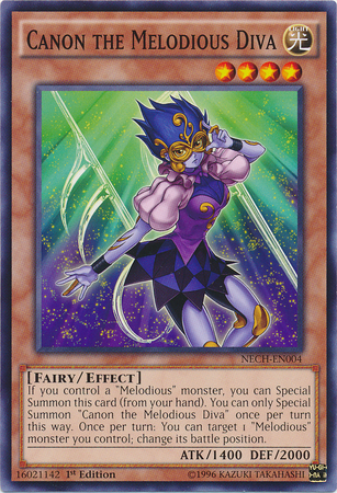 Canon the Melodious Diva [NECH-EN004] Common - Yu-Gi-Oh! - Card Brawlers | Quebec | Canada |