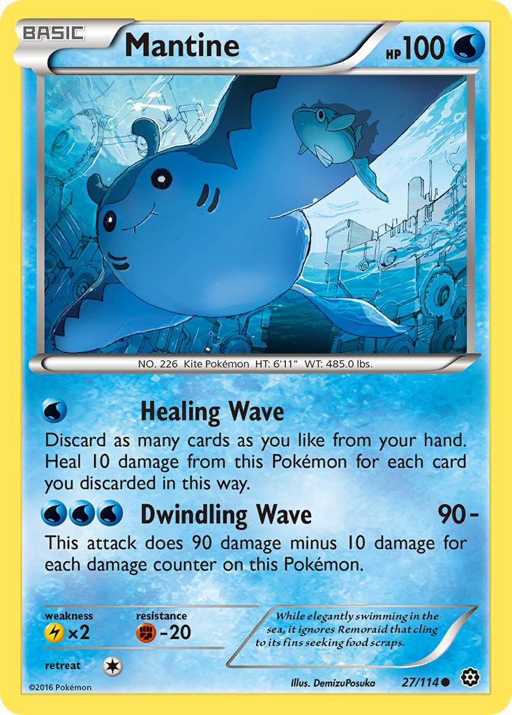 Mantine (27/114) [XY: Steam Siege] - Card Brawlers | Quebec | Canada | Yu-Gi-Oh!