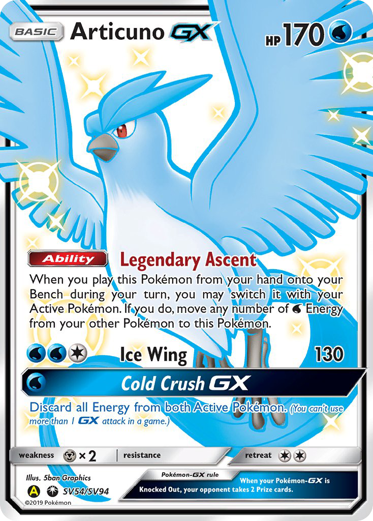 Articuno GX (SV54/SV94) [Sun & Moon: Hidden Fates - Shiny Vault] - Card Brawlers | Quebec | Canada | Yu-Gi-Oh!