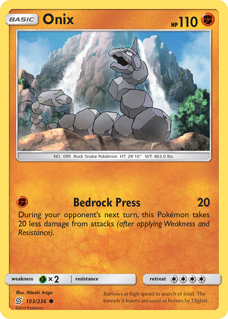 Onix (103/236) [Sun & Moon: Unified Minds] - Card Brawlers | Quebec | Canada | Yu-Gi-Oh!