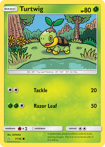 Turtwig (7/156) [Sun & Moon: Ultra Prism] - Card Brawlers | Quebec | Canada | Yu-Gi-Oh!