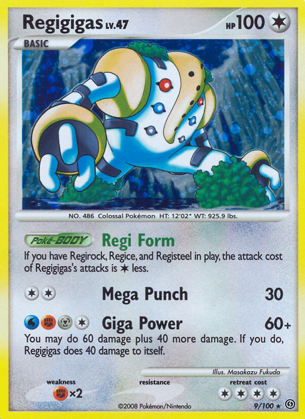 Regigigas (9/100) [Diamond & Pearl: Stormfront] - Card Brawlers | Quebec | Canada | Yu-Gi-Oh!