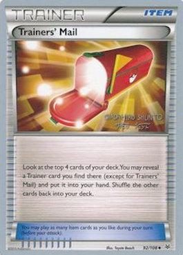 Trainers' Mail (92/108) (Black Dragon - Shuntu Sadahiro) [World Championships 2016] - Card Brawlers | Quebec | Canada | Yu-Gi-Oh!