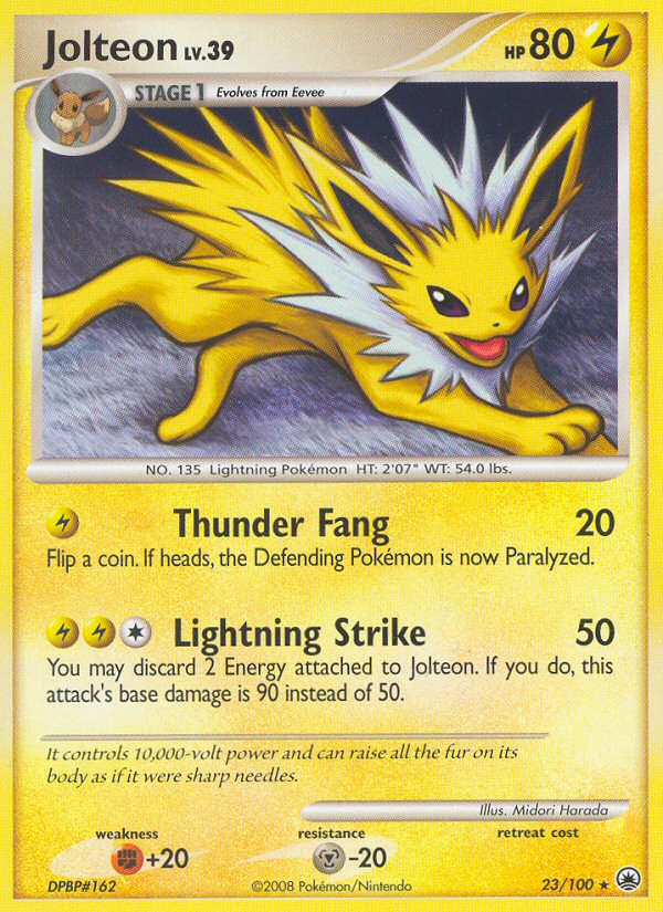 Jolteon (23/100) [Diamond & Pearl: Majestic Dawn] - Card Brawlers | Quebec | Canada | Yu-Gi-Oh!