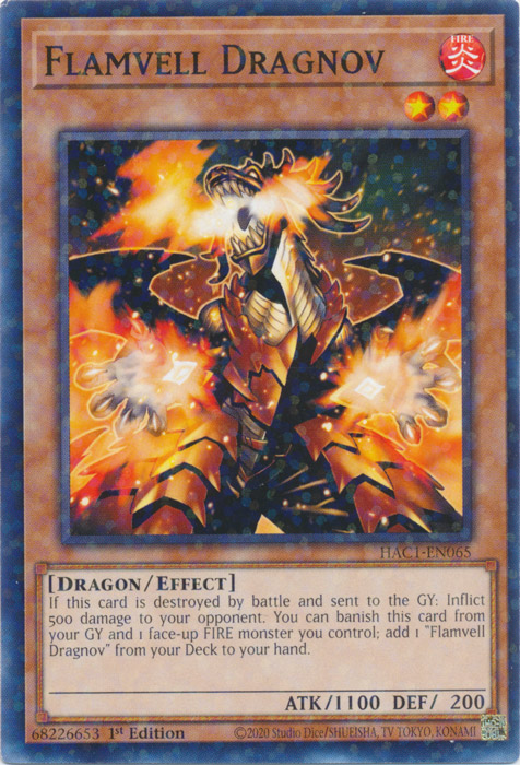 Flamvell Dragnov (Duel Terminal) [HAC1-EN065] Common - Card Brawlers | Quebec | Canada | Yu-Gi-Oh!