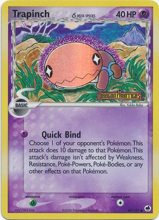 Trapinch (69/101) (Delta Species) (Stamped) [EX: Dragon Frontiers] - Card Brawlers | Quebec | Canada | Yu-Gi-Oh!
