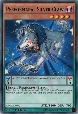 Performapal Silver Claw [CORE-EN090] Common - Yu-Gi-Oh! - Card Brawlers | Quebec | Canada |