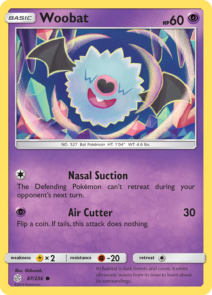 Woobat (87/236) [Sun & Moon: Cosmic Eclipse] - Card Brawlers | Quebec | Canada | Yu-Gi-Oh!