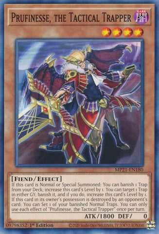Prufinesse, the Tactical Trapper [MP21-EN180] Common - Card Brawlers | Quebec | Canada | Yu-Gi-Oh!
