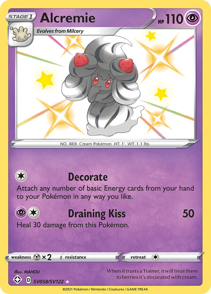 Alcremie (SV058/SV122) [Sword & Shield: Shining Fates] - Card Brawlers | Quebec | Canada | Yu-Gi-Oh!