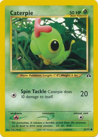 Caterpie (53/75) [Neo Discovery Unlimited] - Card Brawlers | Quebec | Canada | Yu-Gi-Oh!
