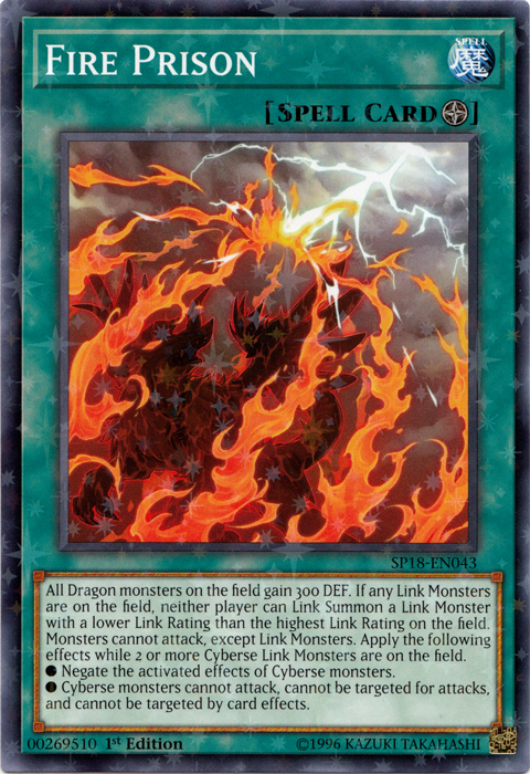 Fire Prison [SP18-EN043] Starfoil Rare - Yu-Gi-Oh! - Card Brawlers | Quebec | Canada |