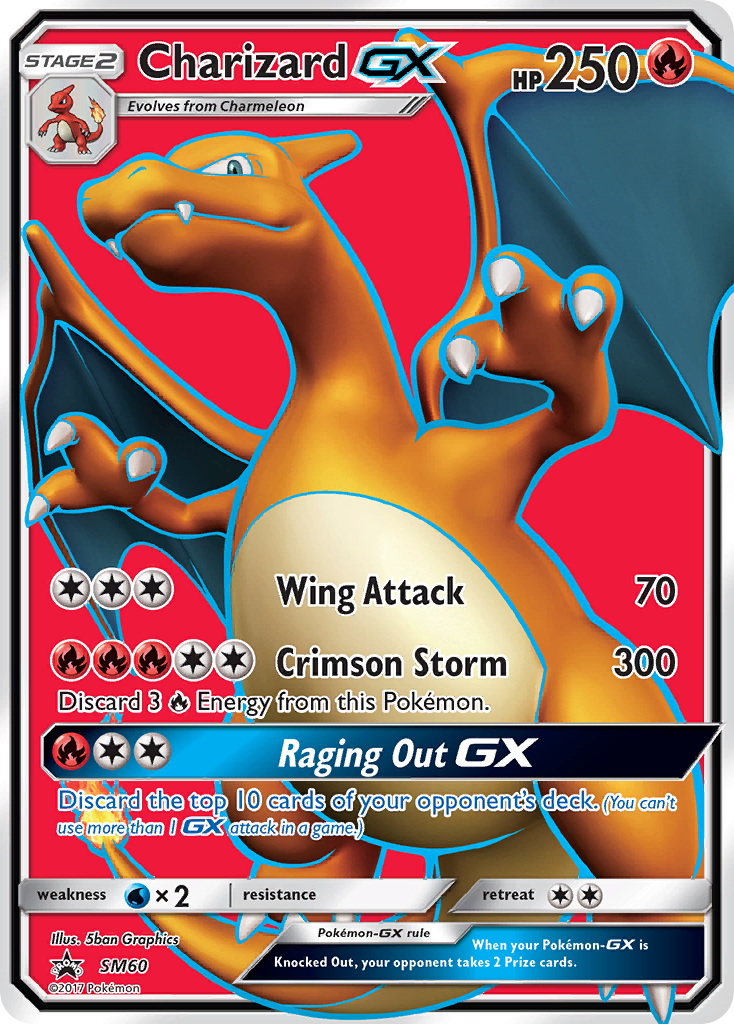 Charizard GX (SM60) [Sun & Moon: Black Star Promos] - Card Brawlers | Quebec | Canada | Yu-Gi-Oh!