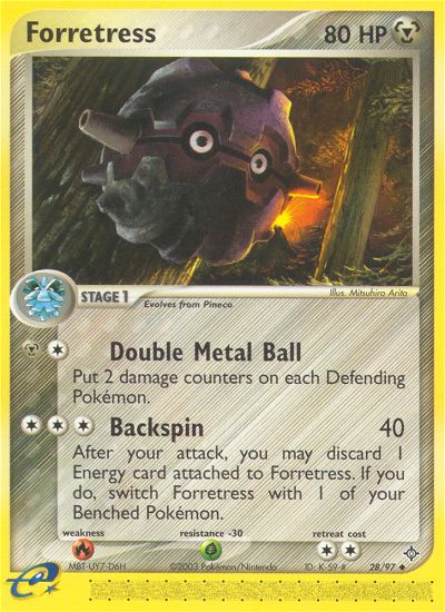 Forretress (28/97) [EX: Dragon] - Card Brawlers | Quebec | Canada | Yu-Gi-Oh!
