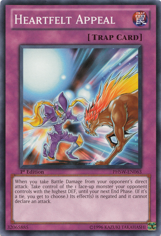 Heartfelt Appeal [PHSW-EN063] Common - Card Brawlers | Quebec | Canada | Yu-Gi-Oh!