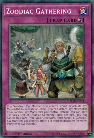 Zoodiac Gathering [MACR-EN071] Common - Yu-Gi-Oh! - Card Brawlers | Quebec | Canada |