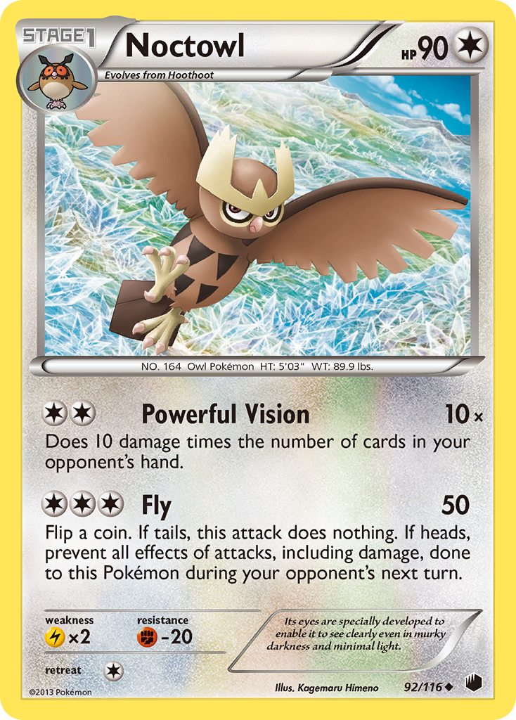 Noctowl (92/116) [Black & White: Plasma Freeze] - Card Brawlers | Quebec | Canada | Yu-Gi-Oh!