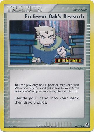 Professor Oak's Research (80/101) (Stamped) [EX: Dragon Frontiers] - Card Brawlers | Quebec | Canada | Yu-Gi-Oh!