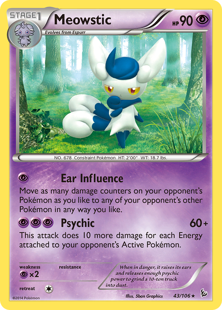 Meowstic (43/106) [XY: Flashfire] - Card Brawlers | Quebec | Canada | Yu-Gi-Oh!