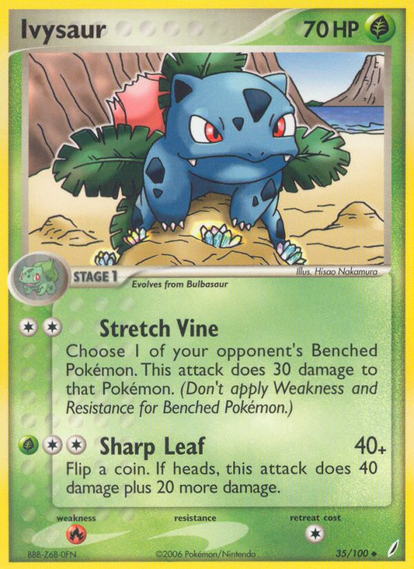 Ivysaur (35/100) [EX: Crystal Guardians] - Card Brawlers | Quebec | Canada | Yu-Gi-Oh!