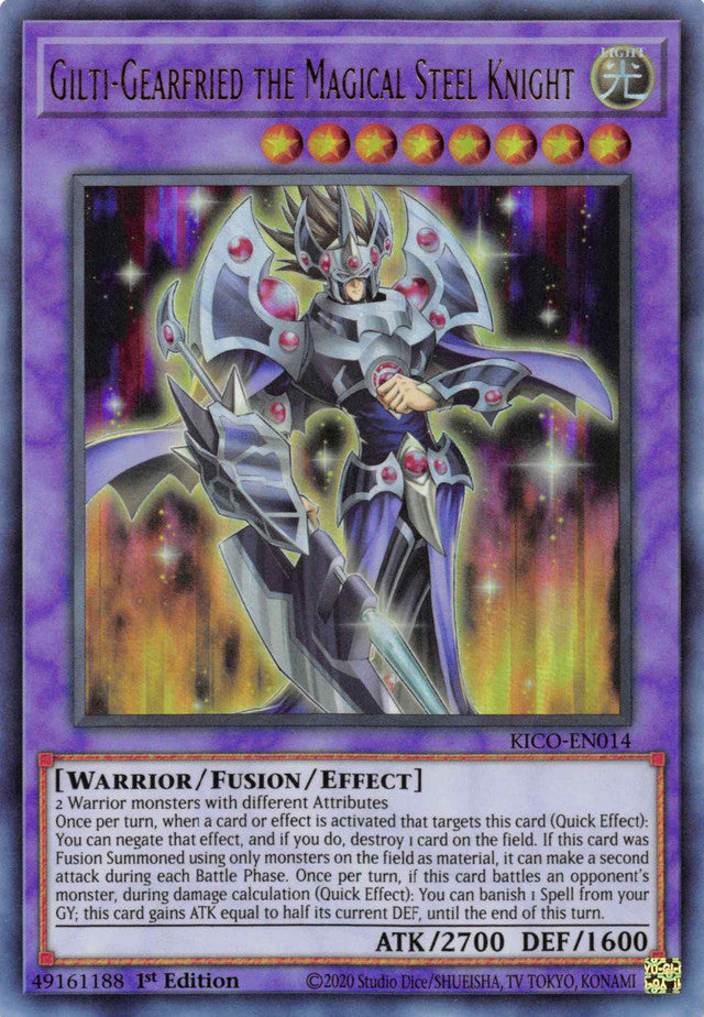 Gilti-Gearfried the Magical Steel Knight (Ultra Rare) [KICO-EN014] Ultra Rare - Card Brawlers | Quebec | Canada | Yu-Gi-Oh!